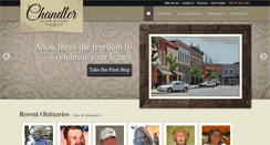 Desktop Screenshot of chandlerfuneral.com